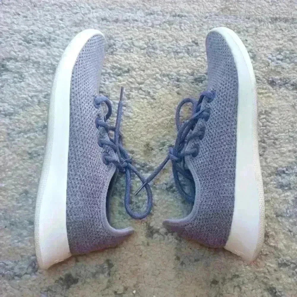 Allbirds Womens Mist Gray Tree Runners Sustainable & Lightweight Sneaker 8 - Picture 7 of 14